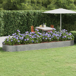 Verzinktes Stahl Hochbeet 450x140x36cm