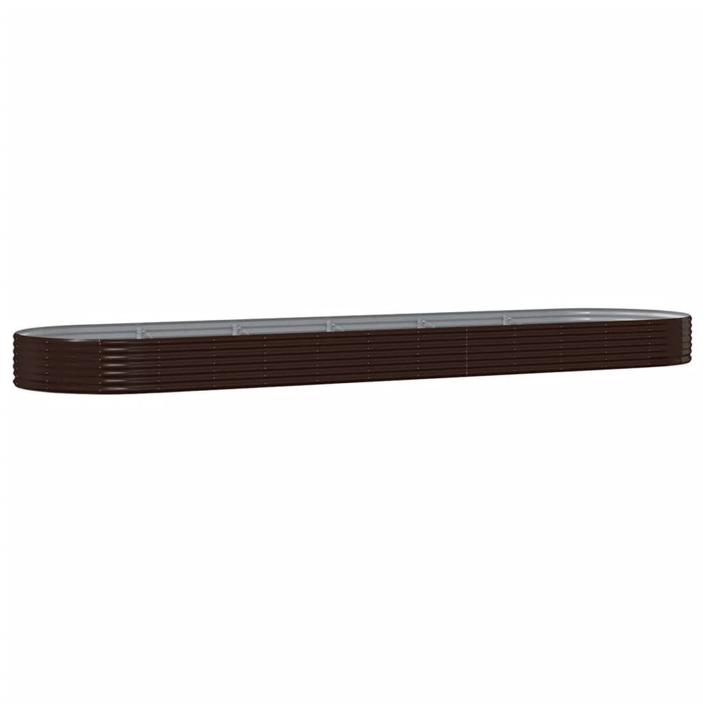 Verzinktes Stahl Hochbeet Braun 523cm
