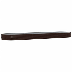 Verzinktes Stahl Hochbeet Braun 523cm