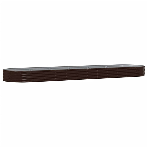 Verzinktes Stahl Hochbeet Braun 523cm