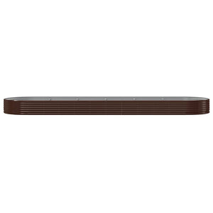 Verzinktes Stahl Hochbeet Braun 523cm