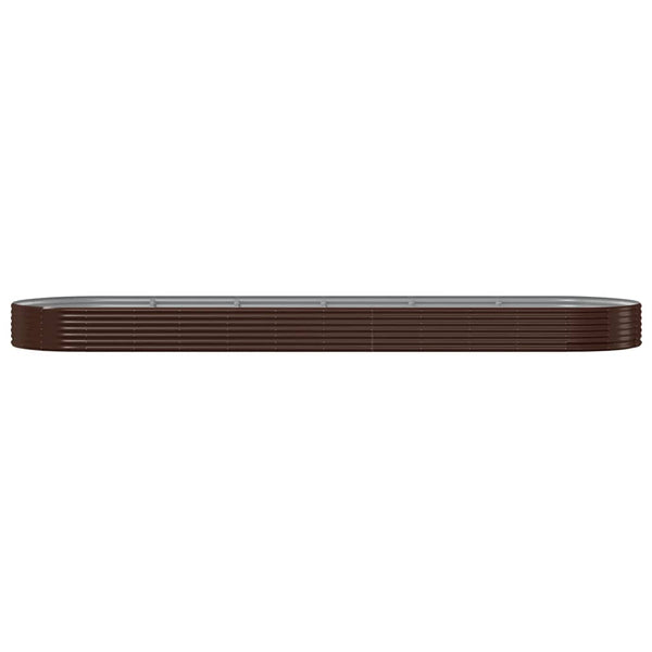 Verzinktes Stahl Hochbeet Braun 523cm