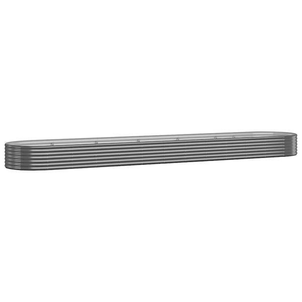 Verzinktes Stahl Hochbeet Anthrazit 600x140x36cm