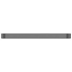 Verzinktes Stahl Hochbeet Anthrazit 600x140x36cm