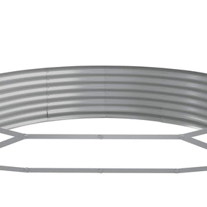 Verzinktes Stahl Hochbeet Anthrazit 600x140x36cm