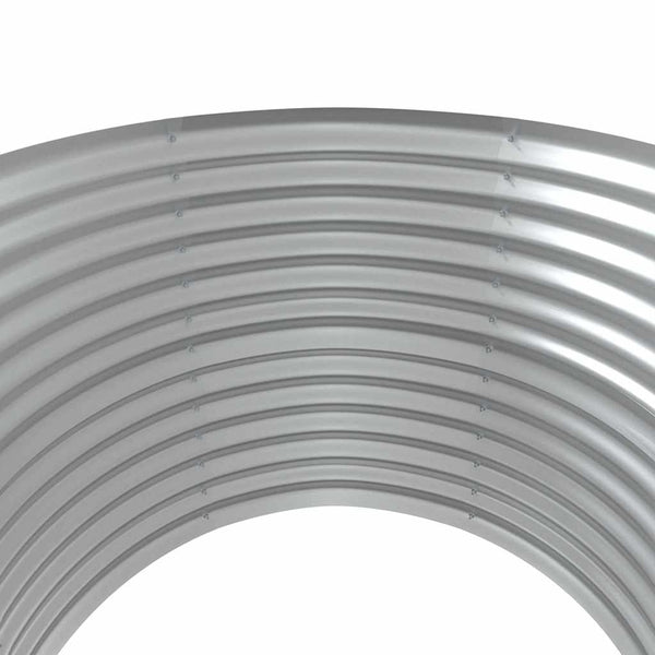Verzinktes Stahl Hochbeet, Braun 100x100x68cm