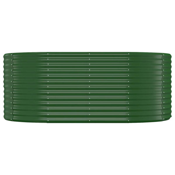 Verzinktes Stahl Hochbeet, 175x100x68cm, Grün
