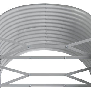 Verzinktes Stahl Hochbeet Anthrazit 175x100x68cm