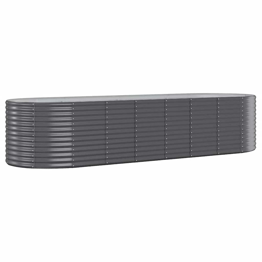 Verzinktes Stahl Hochbeet 322cm Anthrazit