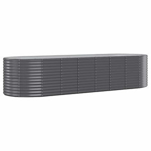 Verzinktes Stahl Hochbeet 322cm Anthrazit