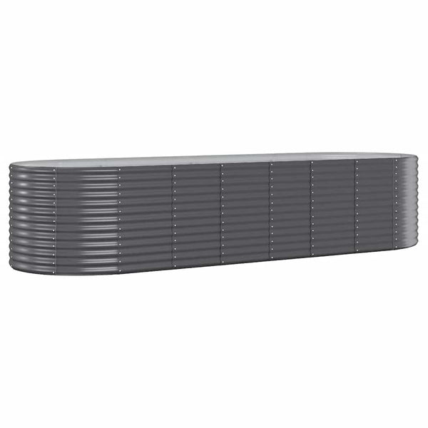 Verzinktes Stahl Hochbeet 322cm Anthrazit