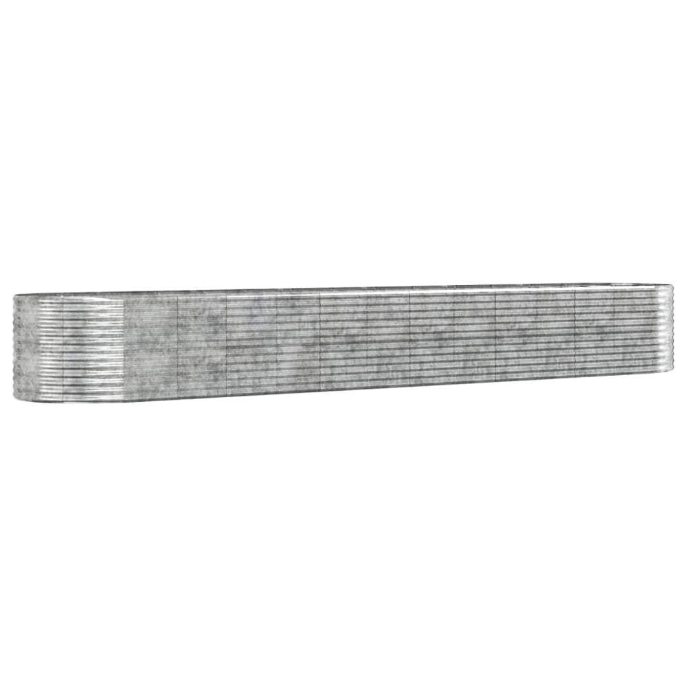 Hochbeet Silbern 554x100x68 cm
