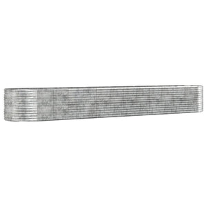 Hochbeet Silbern 554x100x68 cm