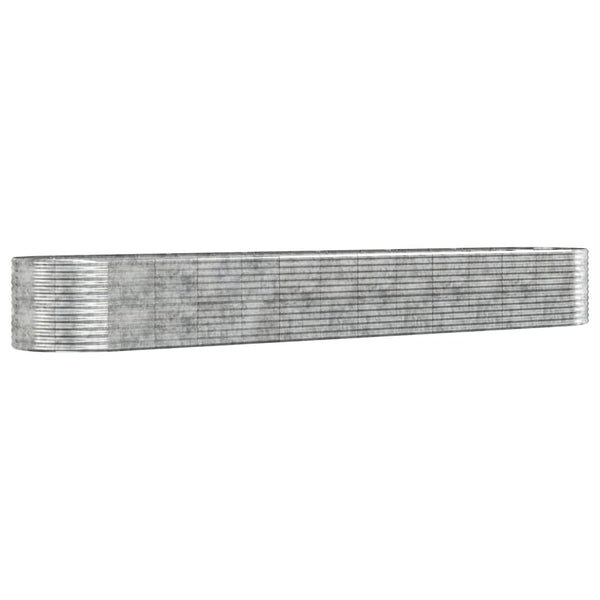 Hochbeet Silbern 554x100x68 cm
