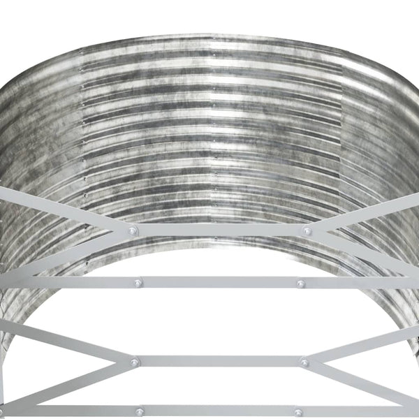 Hochbeet Silbern 554x100x68 cm