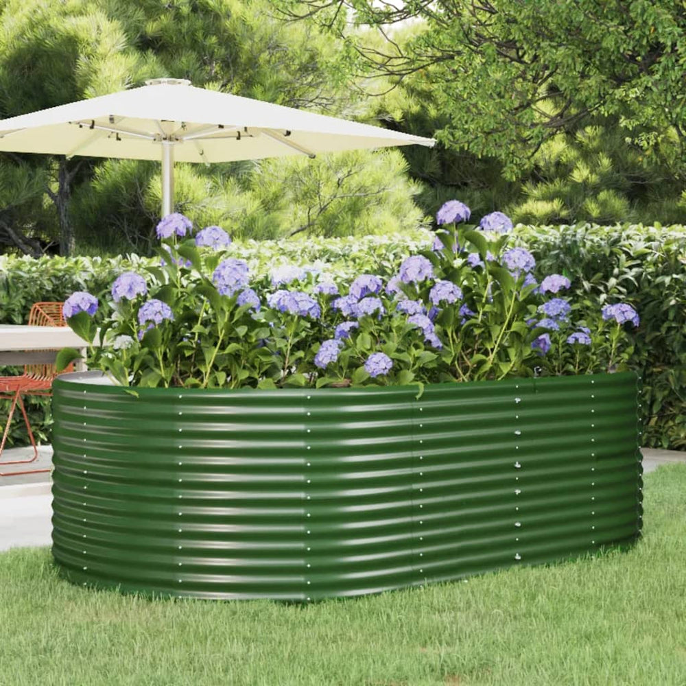 Grünes Garten-Hochbeet 212x140x68cm