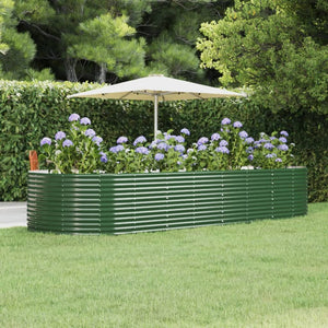 Hochbeet Grün 367x140x68 cm