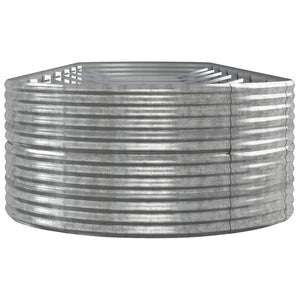 Hochbeet Stahl Silber 584x140x68 cm