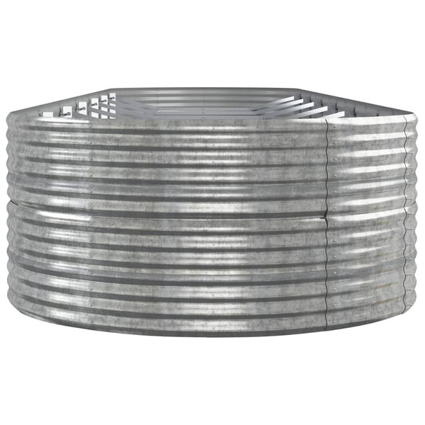 Hochbeet Stahl Silber 584x140x68 cm