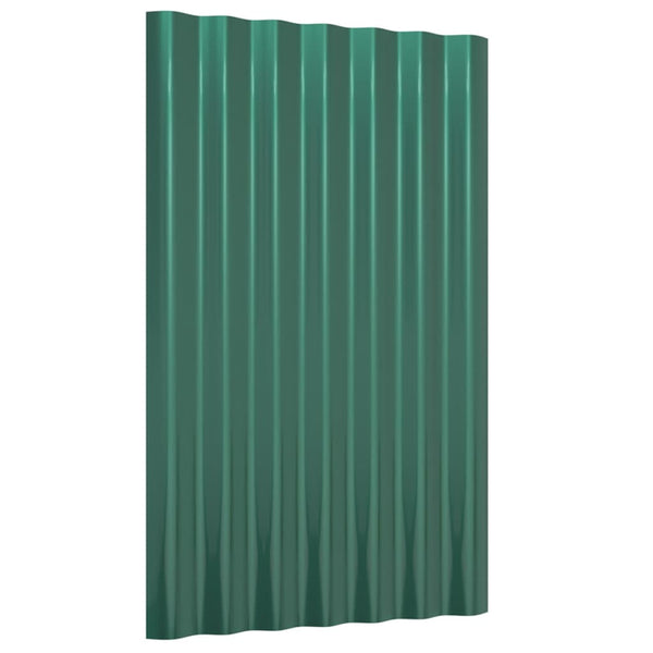 Dachpaneele Grün, 60x36 cm, 12 Stk.