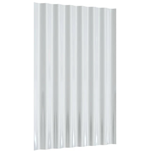 Dachpaneele Grau Verzinkt 60x36cm, 12 Stk.