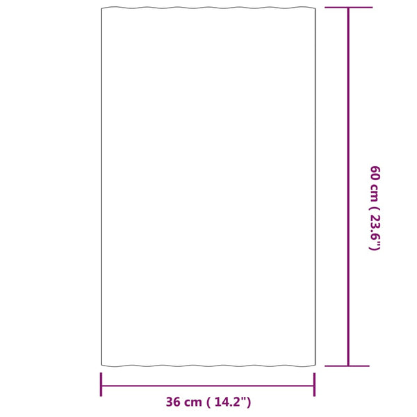 Dachpaneele Grau Verzinkt 60x36cm, 12 Stk.