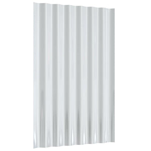 Dachpaneele 12 Stk Verzinkt Anthrazit 60x36 cm