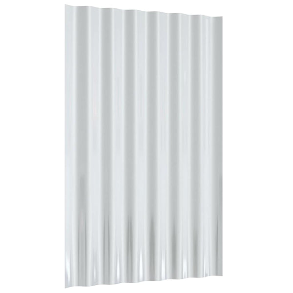 Dachpaneele 12 Stk Verzinkt Anthrazit 60x36 cm