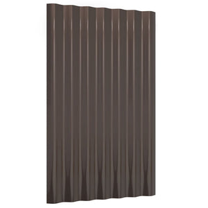 Dachpaneele 60x36cm, Verzinkt, Braun, 36 Stk.