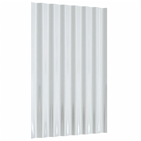 Dachpaneele 60x36cm, Verzinkt, Braun, 36 Stk.