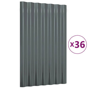 Dachpaneele Anthrazit, 60x36cm, 36 Stk.