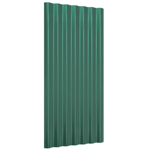 Dachpaneele Grün, 12 Stk., 80x36 cm