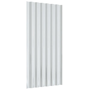 Dachpaneele Grau Verzinkt 80x36cm 12 Stk.