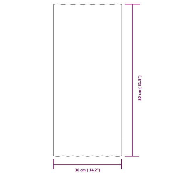 Dachpaneele Grau Verzinkt 80x36cm 12 Stk.
