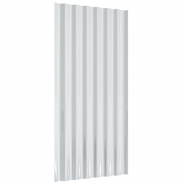 Dachpaneele, Verzinkt, Braun, 80x36cm, 12 Stk.