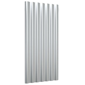 Dachpaneele 80x36cm, 12 Stk, Verzinkt