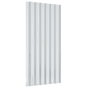 Dachpaneele Grau Verzinkt 80x36cm, 36 Stk.