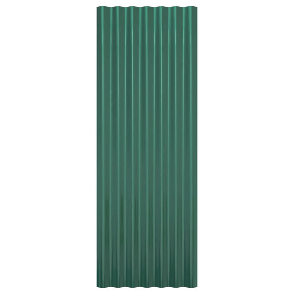 Dachpaneele Grün, 100x36cm, 12 Stk.