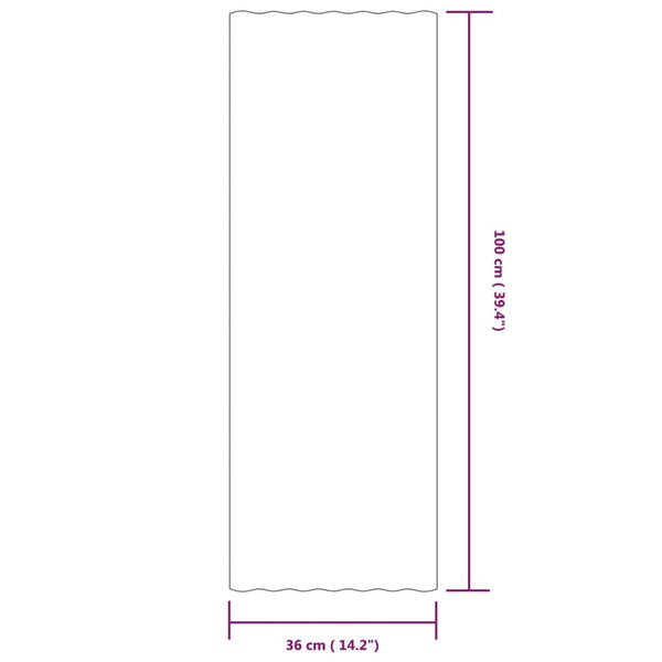 Dachpaneele Grün, 100x36cm, 12 Stk.