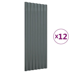 Dachpaneele Anthrazit 100x36cm, 12 Stk