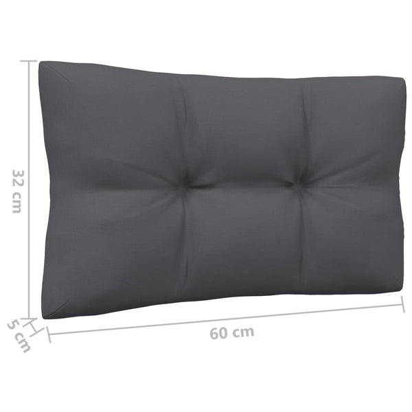 vidaXL Ensemble de salon de jardin 4 pcs avec coussins Bois de pin massif