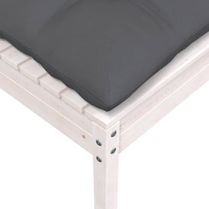 5-tlg. Garten-Lounge-Set mit Kissen Kiefer Massivholz