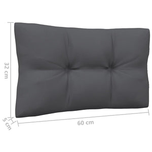 vidaXL Salon de jardin 4 pcs avec coussins, bois de pin massif
