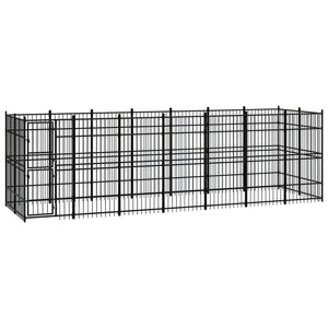 Outdoor-Hundezwinger Stahl 12,9 m²