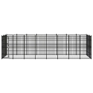 Outdoor-Hundezwinger Stahl 22,12 m²