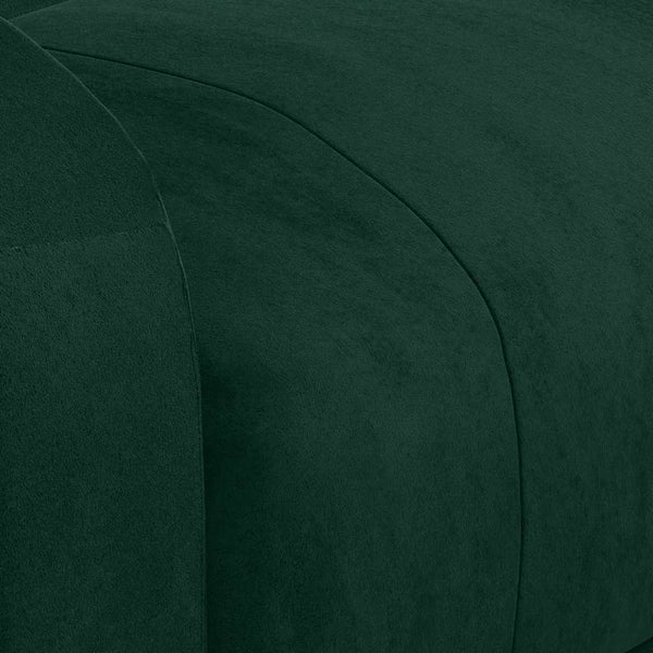 Massagesessel Dunkelgrün Samt