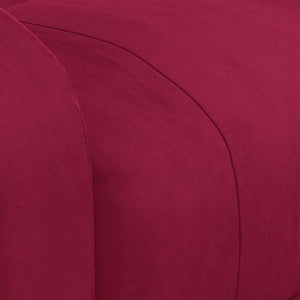 Massagesessel Weinrot Samt Relaxsessel