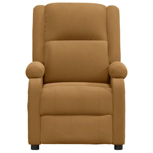 Massagesessel Braun Samt Relaxsessel