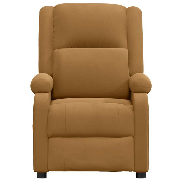 Massagesessel Braun Samt Relaxsessel