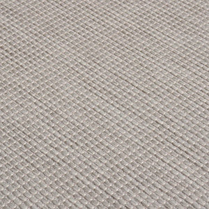 Hellgrauer Outdoor-Teppich 120x170 cm